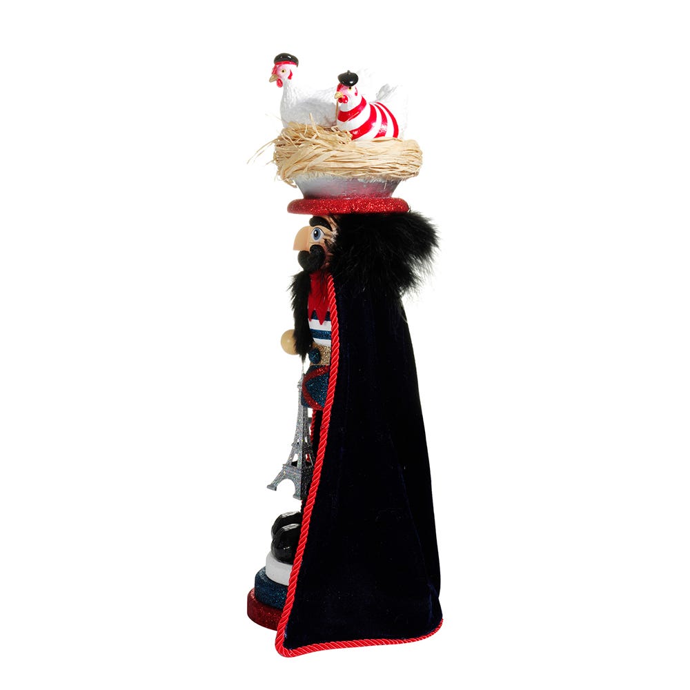 Kurt Adler 17.5-Inch Hollywood™ Three French Hens Nutcracker